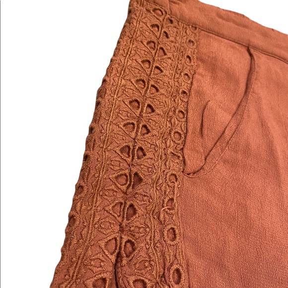 Anthropologie Marrakech Boho Burnt Orange Pull On Shorts, Womens XS - Picture 4 of 8